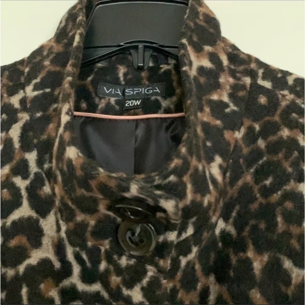 🐅🐆ZARA- LIKE tweed - wool blend dress coat🐆🐅 - Picture 3 of 4